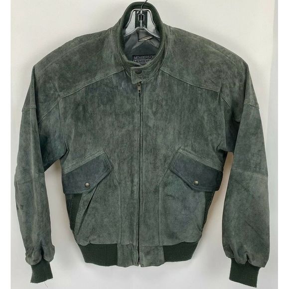 Members Only Suede Leather Flight Jacket - Picture 3 of 8